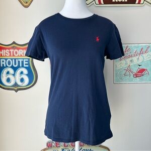 Ralph Lauren Sport Navy Pima Cotton Tee